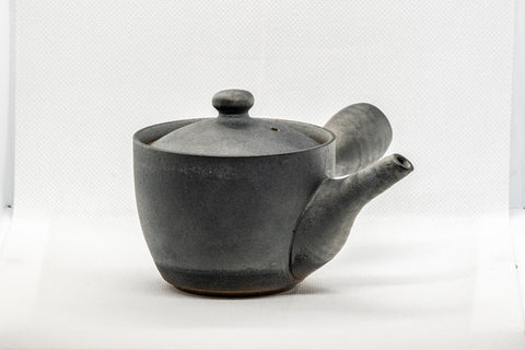 Japanese Kyusu - Matte Black Soko-ami Teapot - 175ml - Tezumi