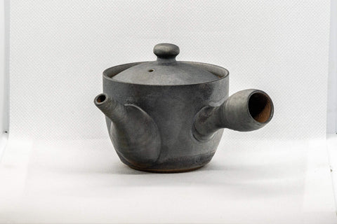 Japanese Kyusu - Matte Black Soko-ami Teapot - 175ml - Tezumi