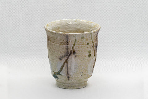 Japanese Teacup - Beige Tsutsu-gata Yunomi - 150ml