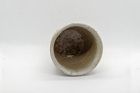 Japanese Teacup - Beige Tsutsu-gata Yunomi - 150ml