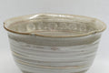 Tezumi — Japanese Teacup - Hakeme Momo-gata Yunomi - 120ml — closeup of the glaze