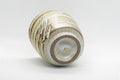 Japanese Teacup - Spiral Tsutsu-gata Yunomi - 170ml - view of the underside showing the foot ring