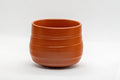 Japanese Teacup - Spiral Tokoname-yaki Yunomi - 135ml - front view, slightly angled
