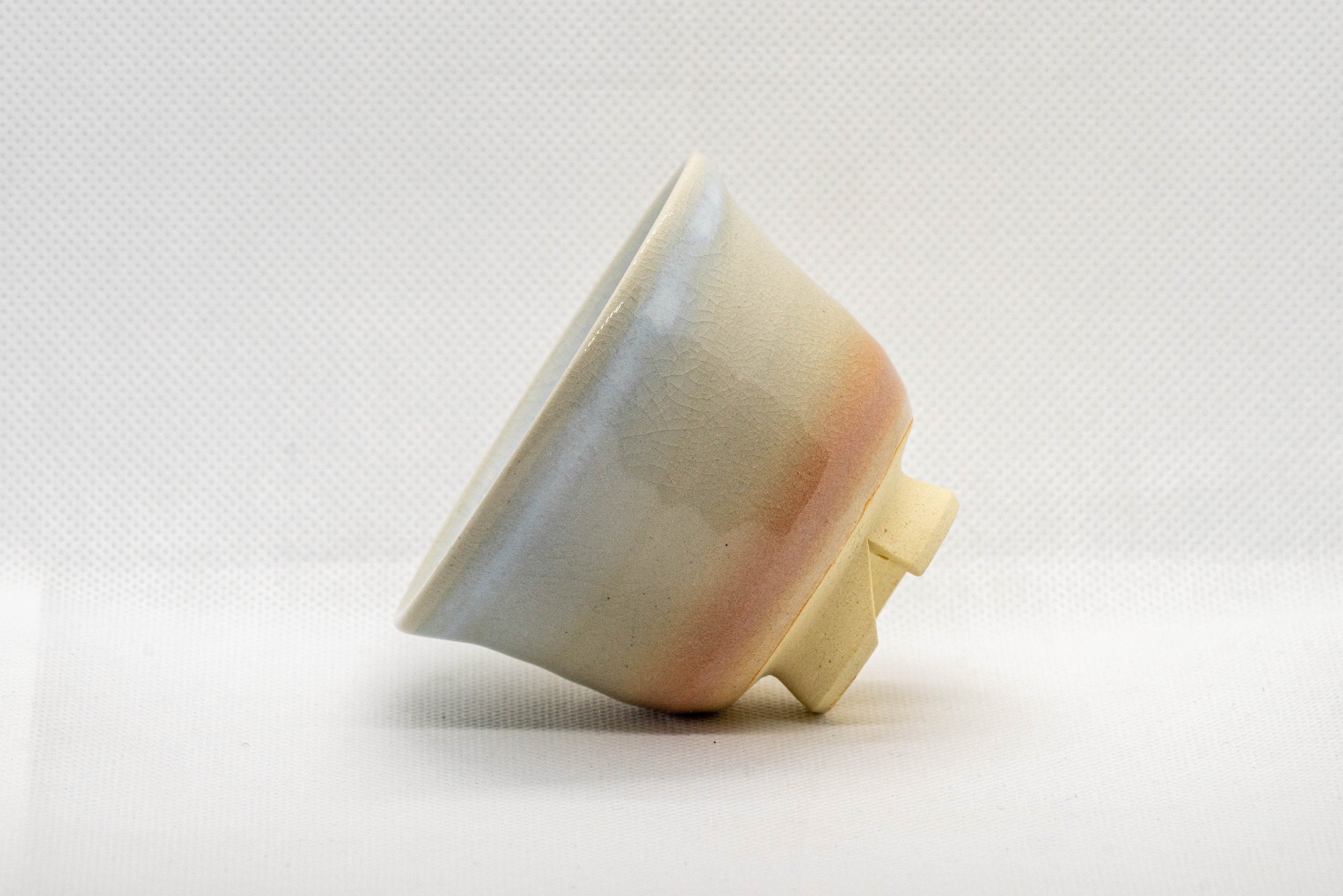 Japanese Teacups - Set of 3 天龍窯 Tenryuu Kiln Hagi-yaki Senchawan - 95ml - Thumbnail 3