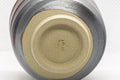 Japanese Teacup - Tenmoku Glazed Tsutsu-gata Yunomi - 65ml - closeup of the base and foot