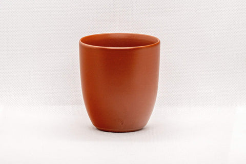 Tezumi — Japanese Teacups - Pair of Takasuke Tokoname-yaki Yunomi - 120ml — top-down view of the interior