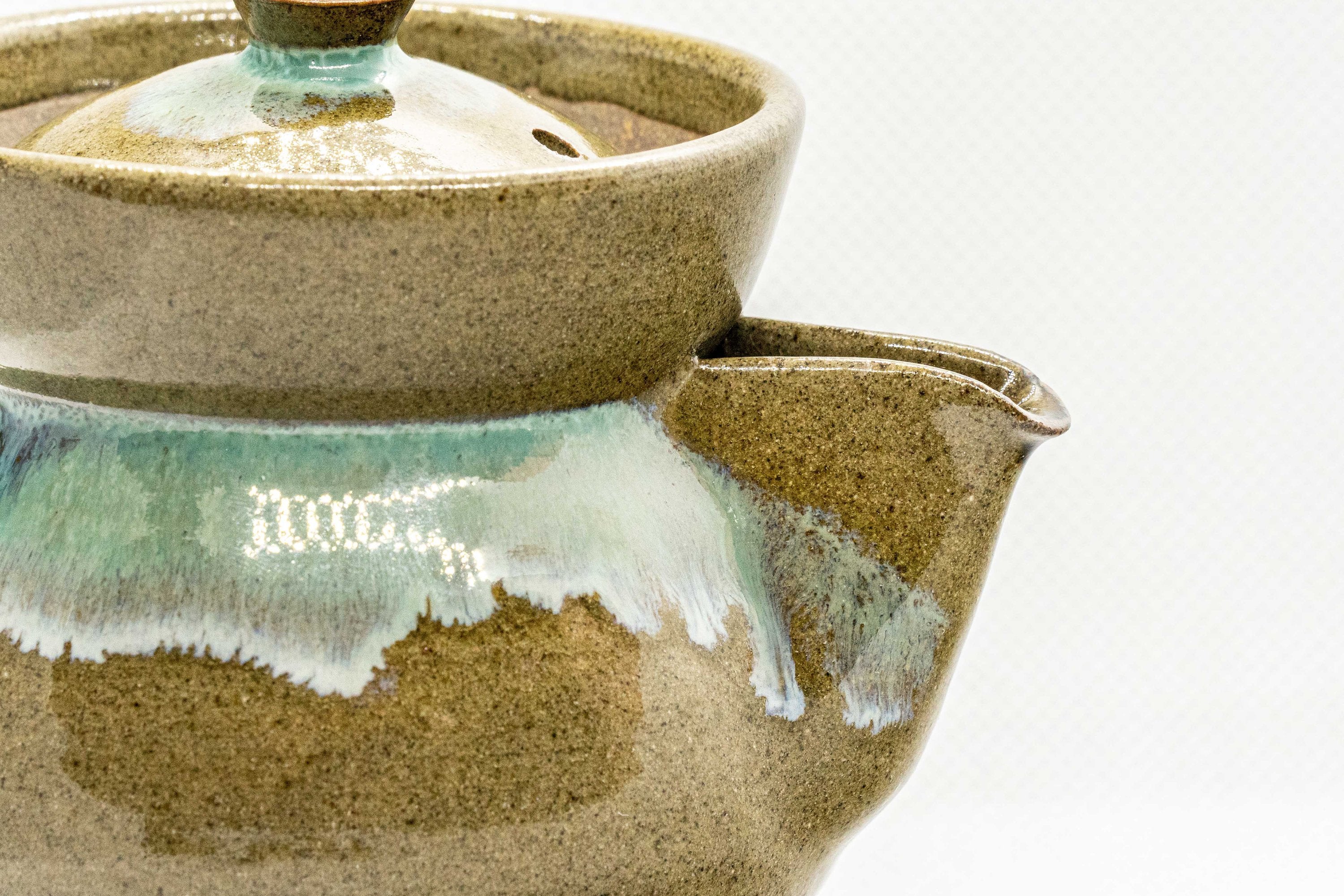 Japanese Houhin - Unique Agano-yaki Do-ake Teapot - 200ml - Tezumi
