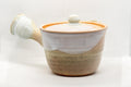 Tezumi — Japanese Kyusu - Hagi-yaki Do-ake Teapot - 300ml — top-down view of the lid