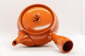 Japanese Kyusu - 富仙窯 Fusen Kiln Tokoname-yaki Teapot - 315ml - top-down view showing the lid and knob