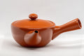 Japanese Kyusu - Tokoname-yaki Debeso Teapot - 260ml - side view showing the spout
