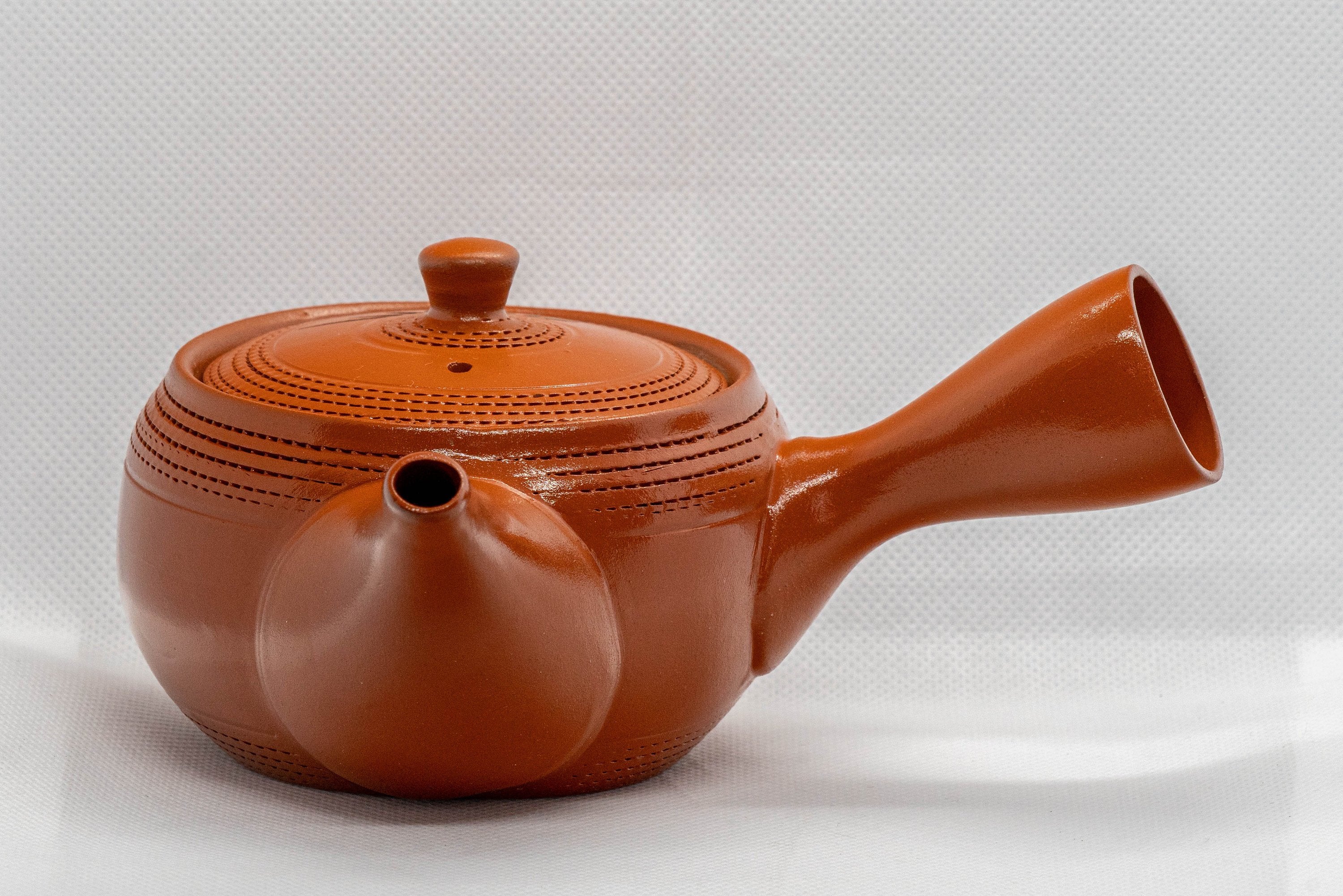 Japanese Kyusu - Bamboo Tokoname-yaki Obi-ami Teapot - 310ml - Tezumi