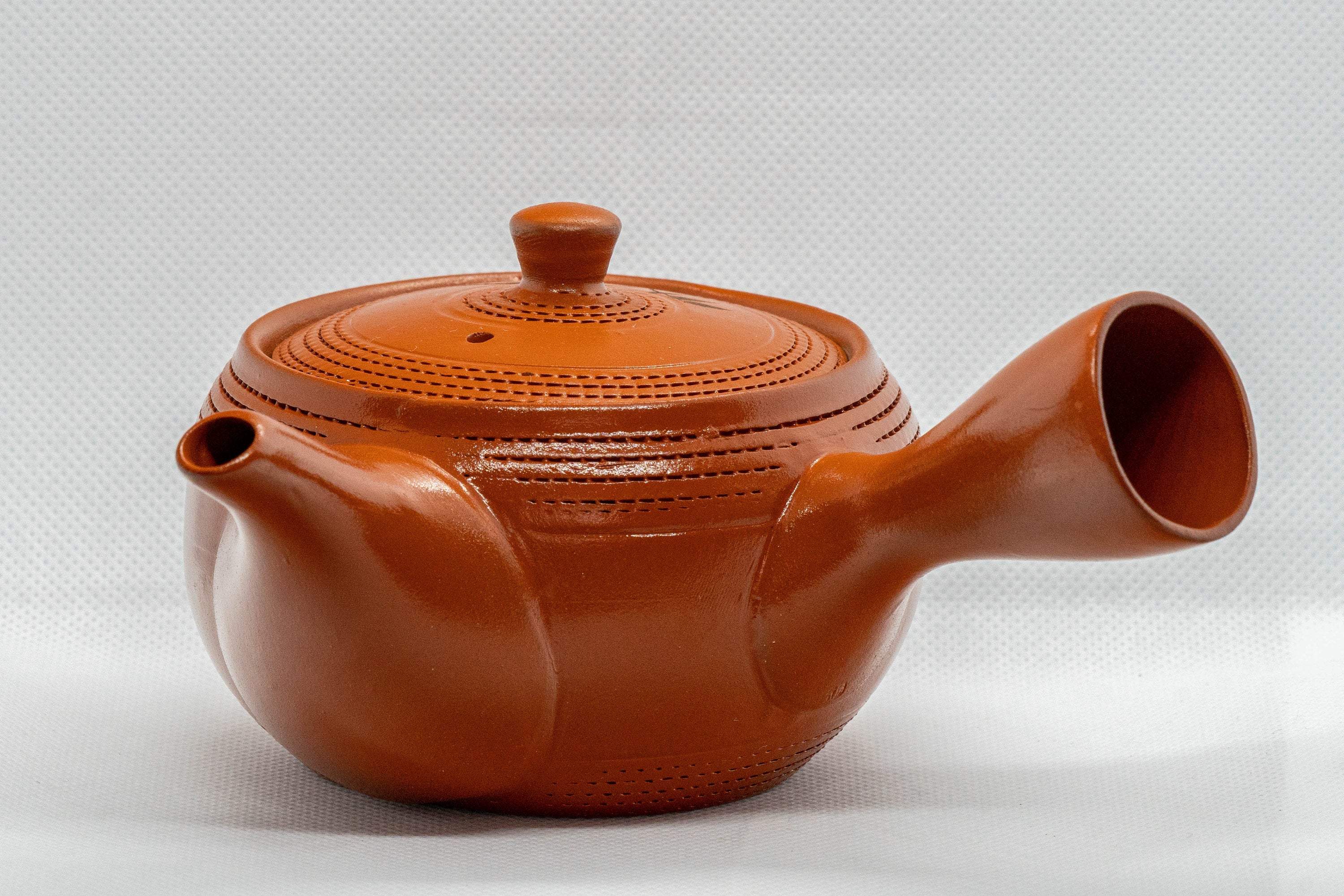 Japanese Kyusu - Bamboo Tokoname-yaki Obi-ami Teapot - 310ml - Tezumi