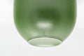 Tezumi — Japanese Teacup - Green Ryokudei Tokoname-yaki Yunomi - 110ml — tipped to show the interior