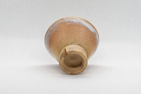 Japanese Teacup - Asagao-gata Hagi-yaki Gyokurowan - 25ml - view of the underside and foot