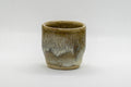 Japanese Teacup - Hare's Fur Guinomi - 30ml - angled view showing the glazed interior
