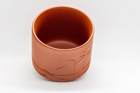 Japanese Teacup - Bamboo Tsutsu-gata Tokoname-yaki Yunomi - 140ml
