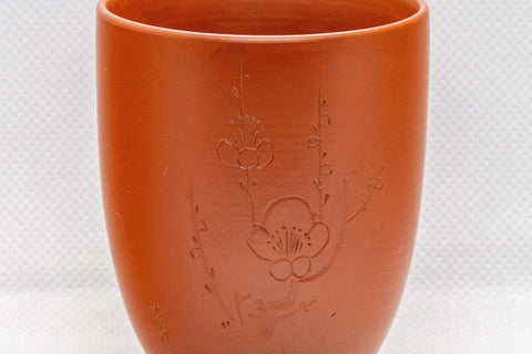 Japanese Teacup - Floral Tokoname-yaki Yunomi - 120ml