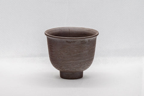 Japanese Teacup - Banko-yaki Senchawan - 80ml - three-quarter view showing the rim and interior