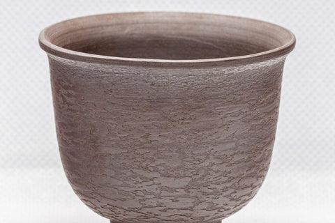 Japanese Teacup - Banko-yaki Senchawan - 80ml - closeup of the textured exterior surface