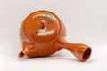 Tezumi — Japanese Kyusu - Floral Tokoname-yaki Side-handled Teapot - 175ml — top-down view of the lid
