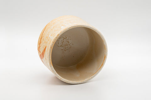 Japanese Matcha Bowl - Shino Glazed Hantsutsu-gata Chawan - 400ml