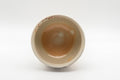 Japanese Matcha Bowl - Torasuke Kyo-yaki Komogai-nari Chawan - top-down view showing the interior