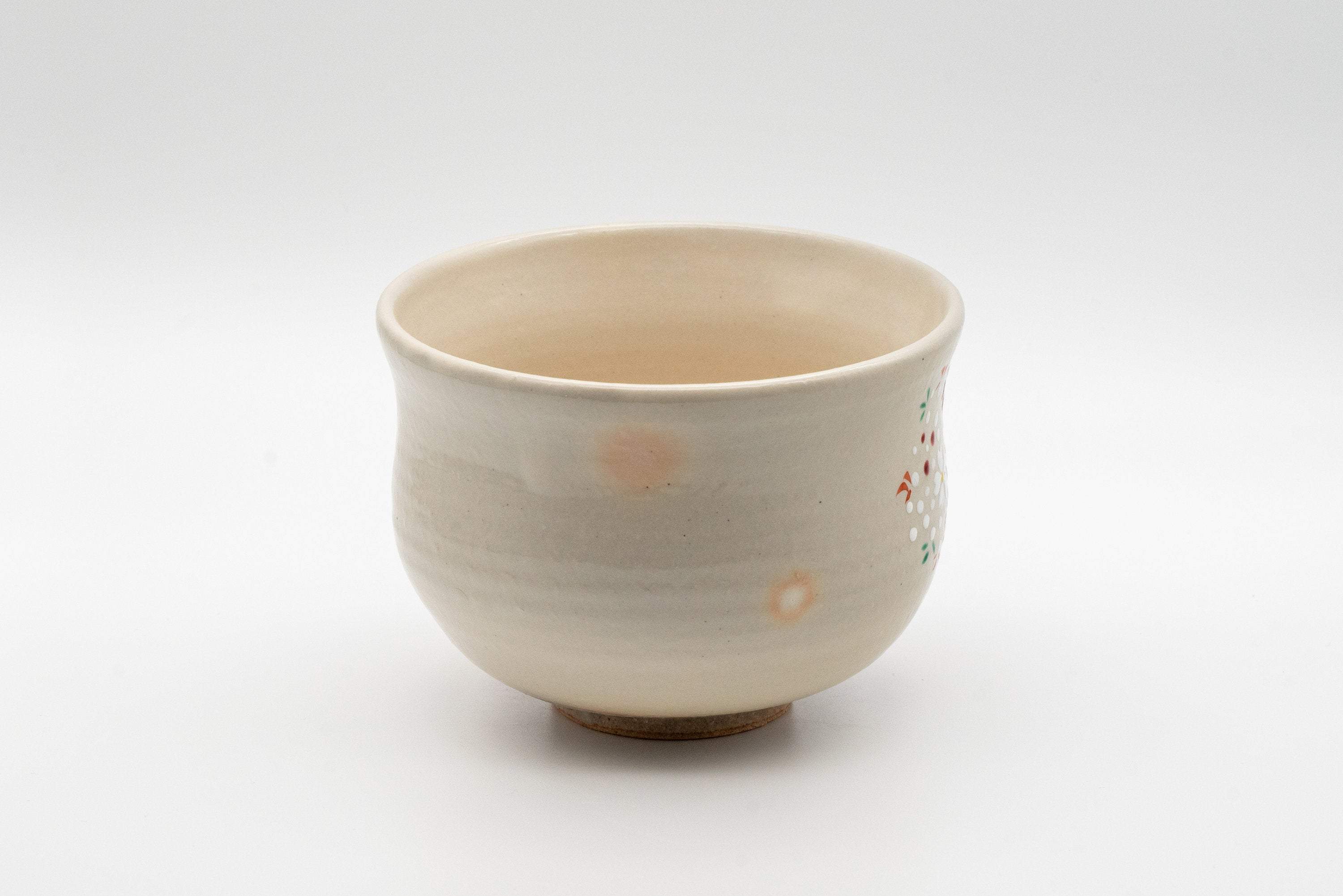 Japanese Matcha Bowl - Torasuke 寅介 Kyo-yaki 京焼 Komogai-nari Chawan - 400ml