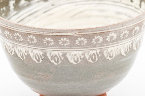 Japanese Matcha Bowl - Asami Yoshizou 吉峯窯 Wan-nari Kyo-yaki Chawan - 350ml