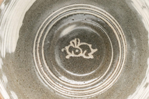 Japanese Matcha Bowl - Asami Yoshizou 吉峯窯 Wan-nari Kyo-yaki Chawan - 350ml