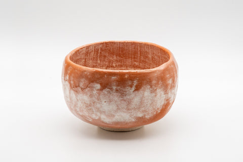 Japanese Matcha Bowl Set - Wabi-sabi Hantsutsu-gata Chawan with Bamboo Chasen Whisk and Chashaku Scoop - 450ml