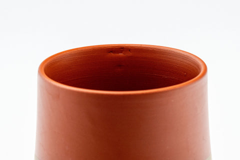 Japanese Teacup - Striped Tokoname-yaki yunomi - 115ml