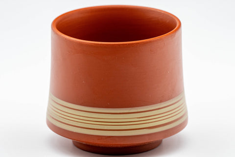 Japanese Teacup - Striped Tokoname-yaki yunomi - 115ml