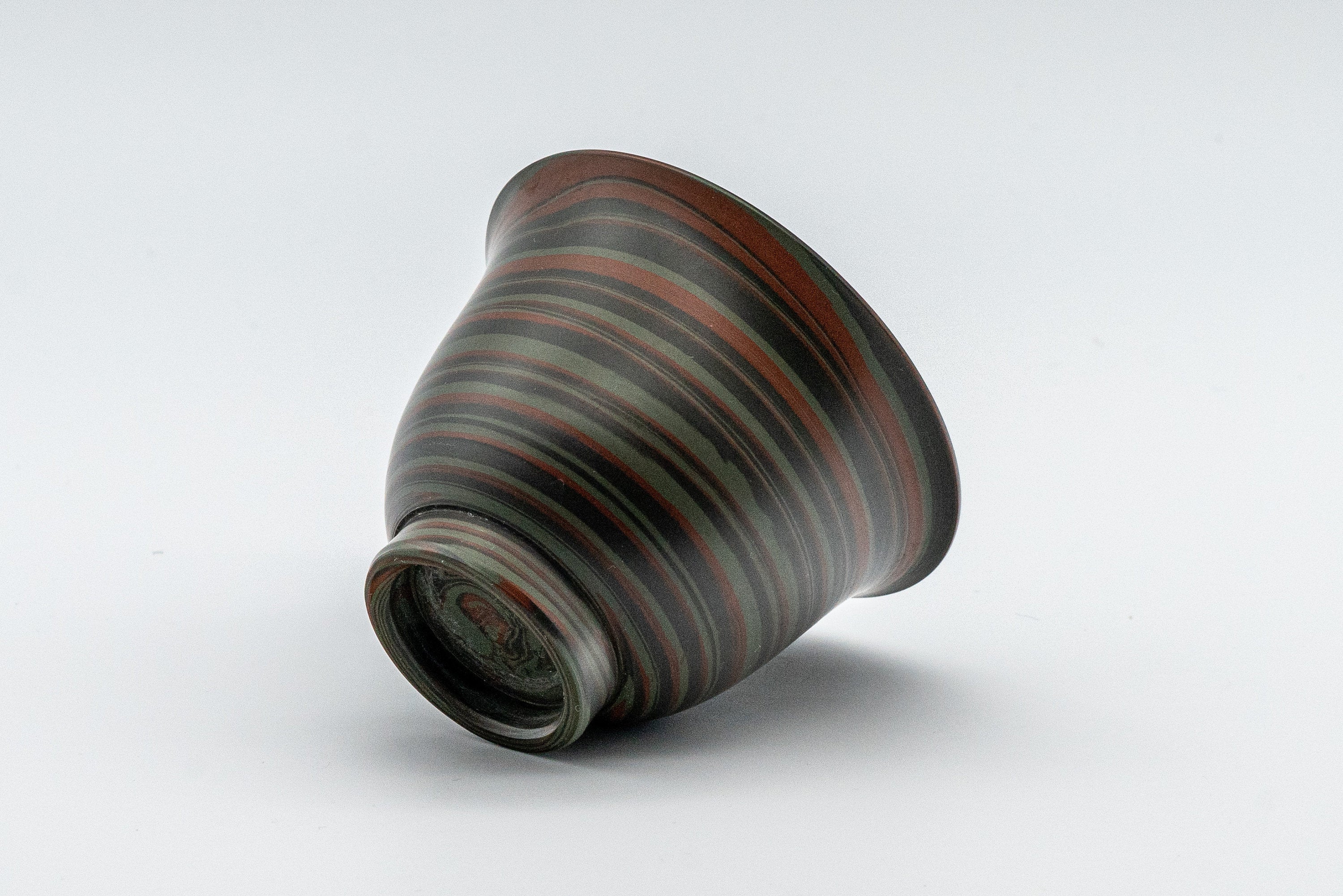 Japanese Teacup - Nerikomi Spiralled Senchawan - 55ml