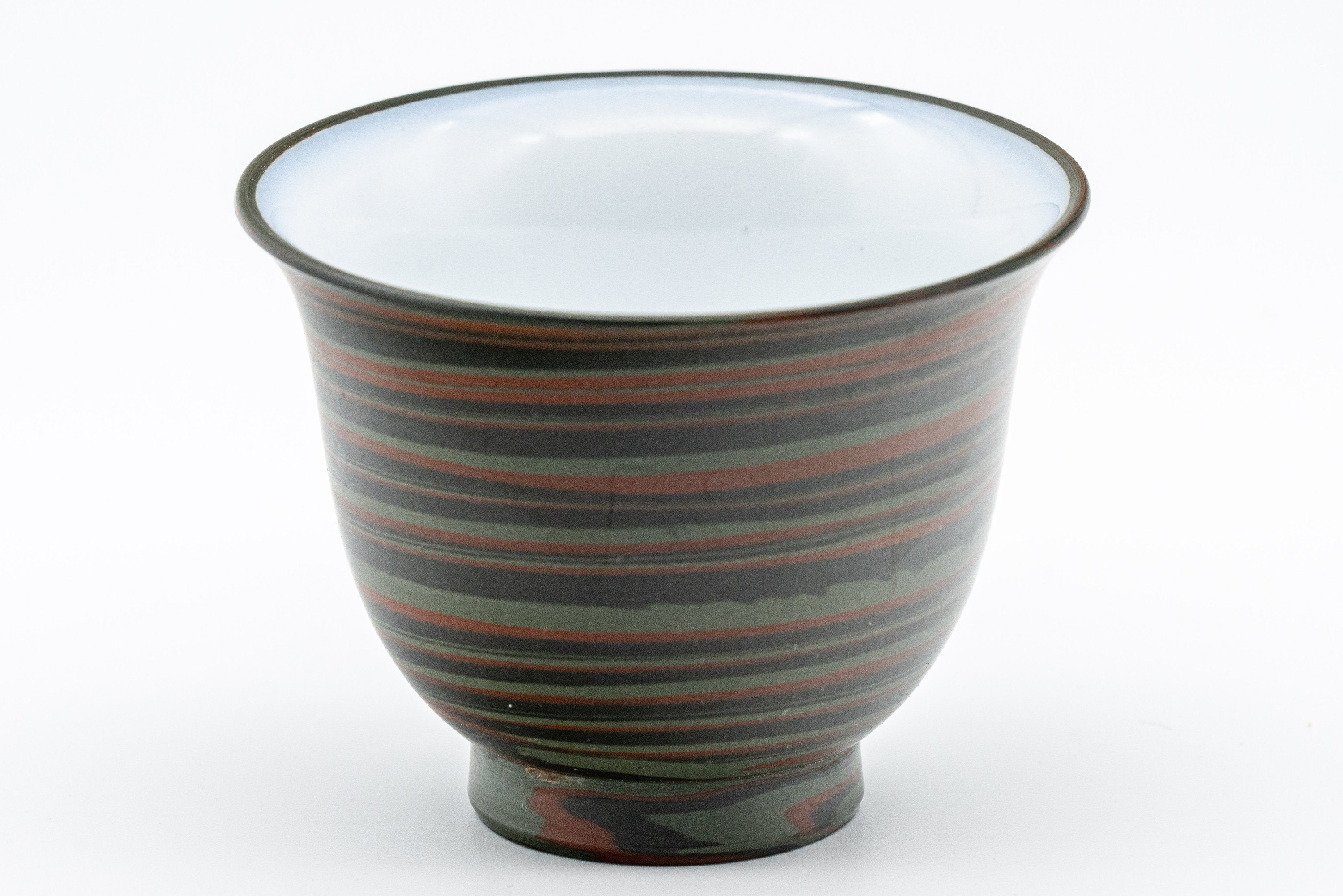 Japanese Teacup - Nerikomi Spiralled Senchawan - 55ml