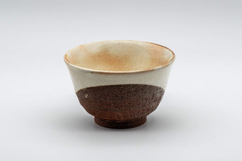 Tezumi — Japanese Teacup - Floral Stoneware Yunomi - 160ml — three-quarter view
