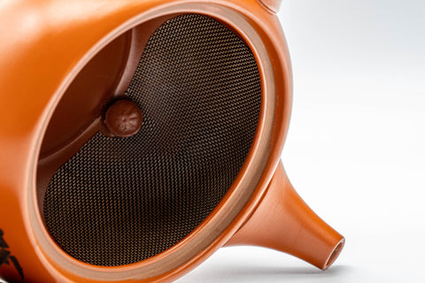 Japanese Kyusu - Bamboo Plum Blossoms Tokoname-yaki Teapot - 350ml - Tezumi