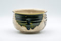 Tezumi — Japanese Kensui - Drip Glazed Oribe-yaki Water Bowl - 600ml — three-quarter view