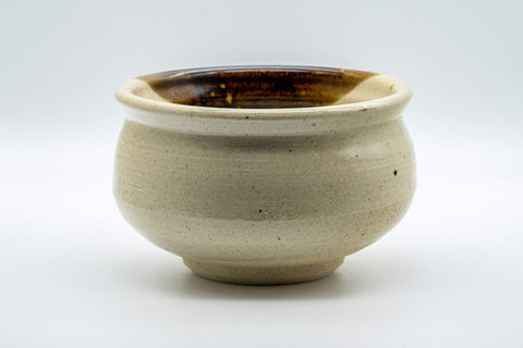 Japanese Kensui - Brown Glazed Water Bowl  - 650ml - Tezumi