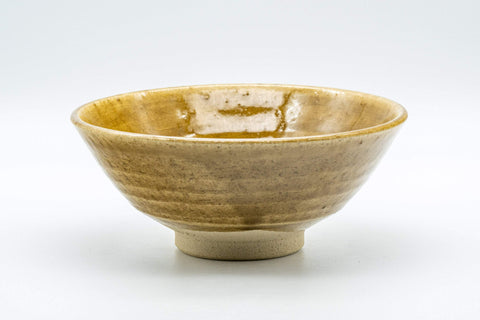 Japanese Matcha Bowl - Hira-gata Summer Chawan - 300ml - view showing the floral motifs inside the bowl