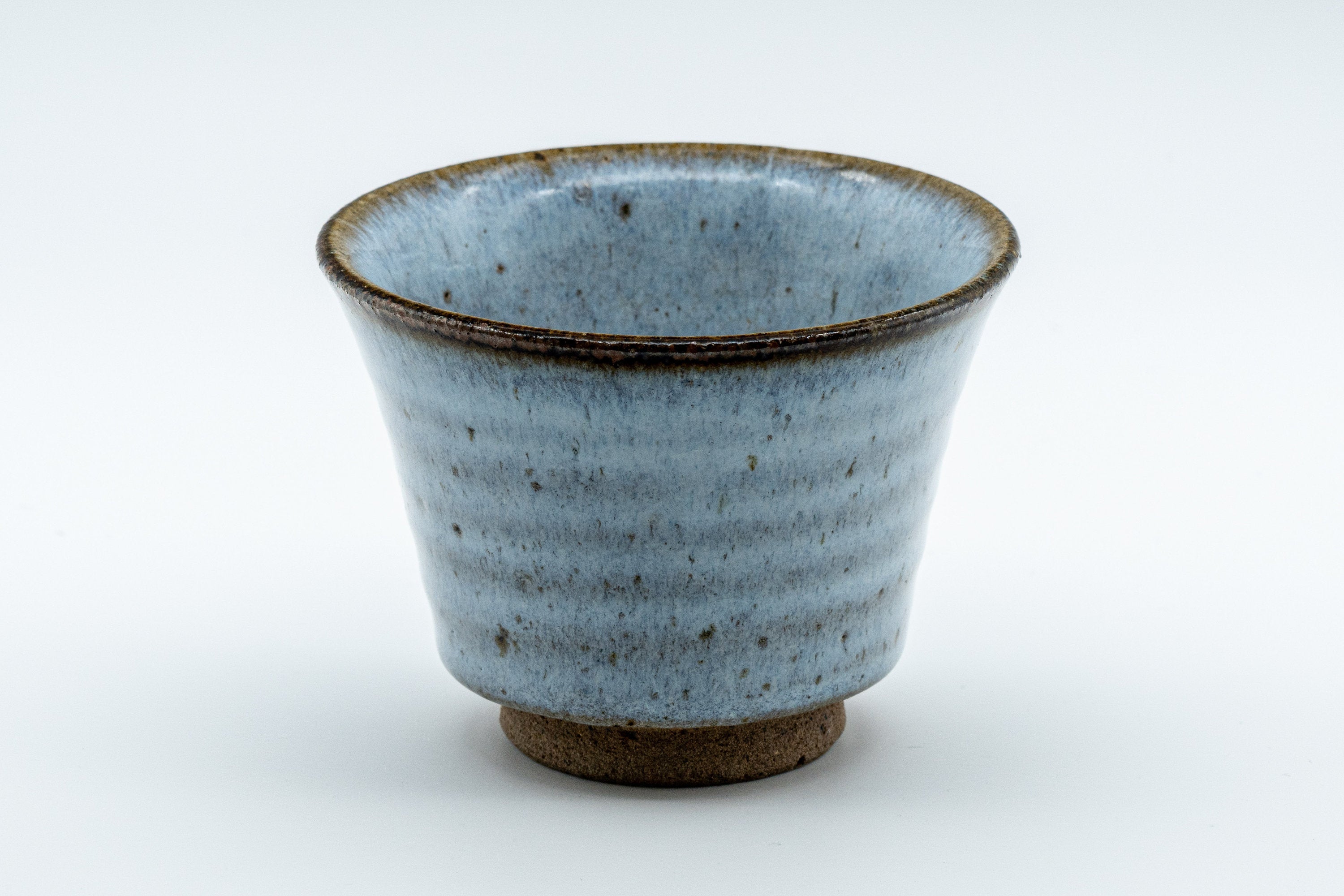 Japanese Teacup - Sky Blue Flared Yunomi - 125ml