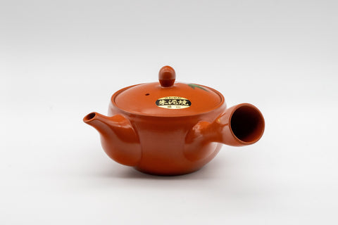 Japanese Kyusu - 盛山窯 Moriyama Kiln Floral Tokoname-yaki Teapot - 180ml