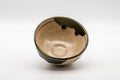 Japanese Matcha Bowl - 野田 東山 Wan-nari Oribe-yaki Chawan - 300ml - top-down view showing the bowl interior