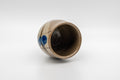 Japanese Teacup - Floral Yunomi - 140ml - tilted view showing the interior from above