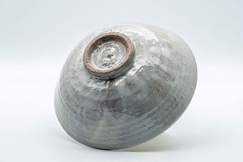 Japanese Matcha Bowl - Milky Gray Glazed Summer Chawan - 300ml