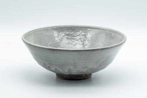 Japanese Matcha Bowl - Milky Gray Glazed Summer Chawan - 300ml