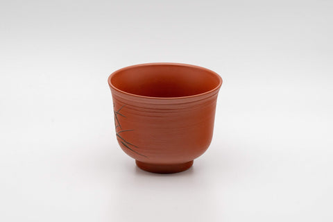 Japanese Teacup - Tokoname-yaki Senchawan - 100ml - front view of the cup