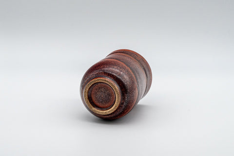 Japanese Teacup - Curvy Red Yunomi - 110ml - Tezumi