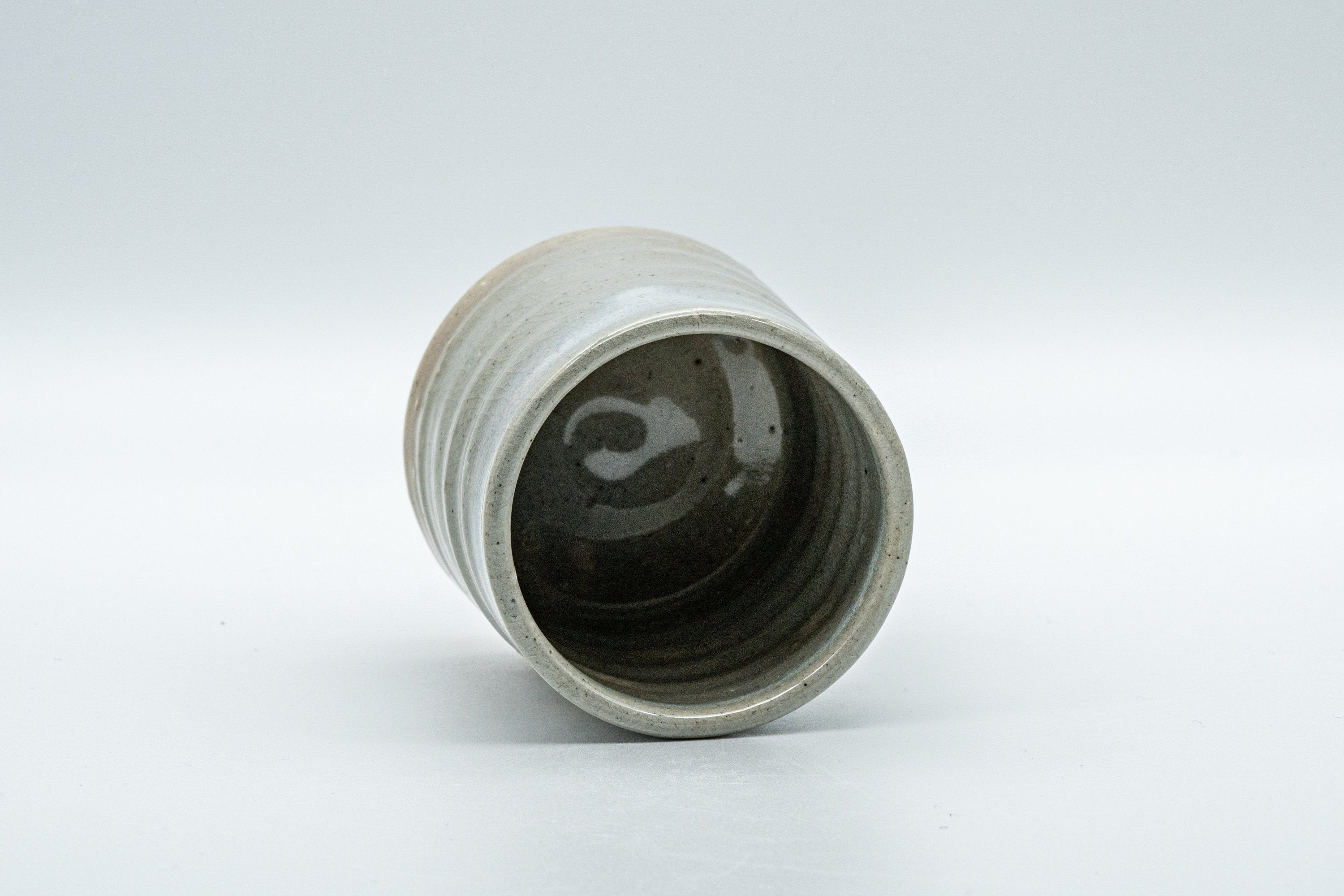 Japanese Teacup - Gohonte Tsutsu-gata Hagi-yaki Yunomi - 140ml - Tezumi