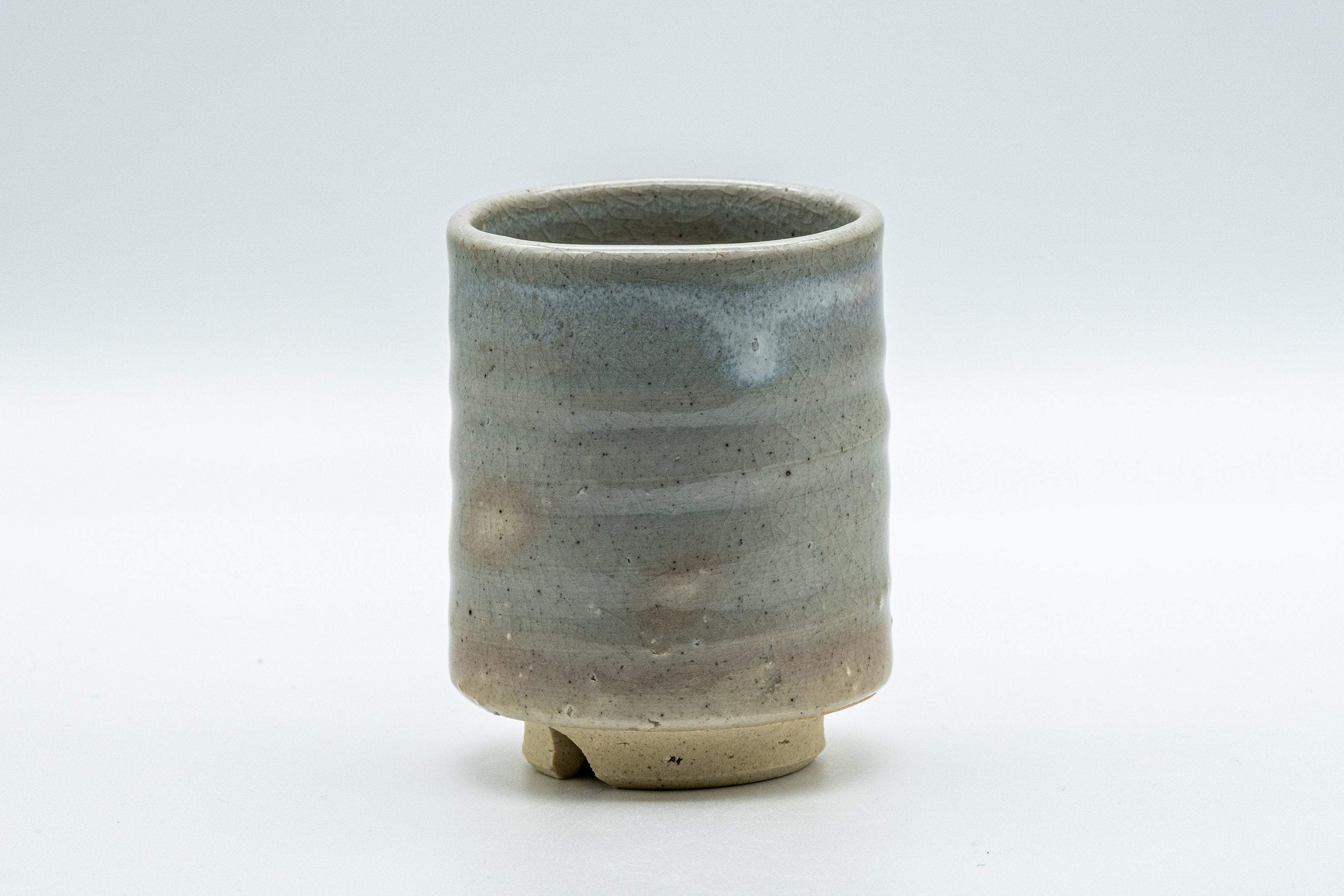 Japanese Teacup - Gohonte Tsutsu-gata Hagi-yaki Yunomi - 140ml - Tezumi