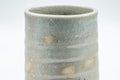 Tezumi — Japanese Teacup - Gohonte Tsutsu-gata Hagi-yaki Yunomi - 140ml — inverted showing the foot ring